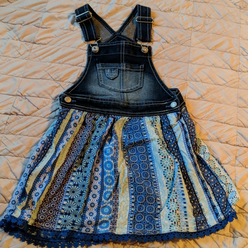 Girls overall skirt